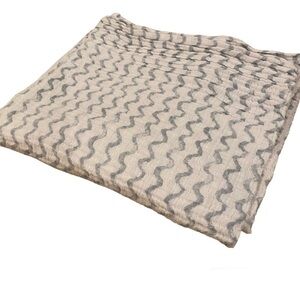 Aden Anais Wavy Stripes Muslin Swaddle Baby Security Blanket Lovey Gray 4/$20 🛑